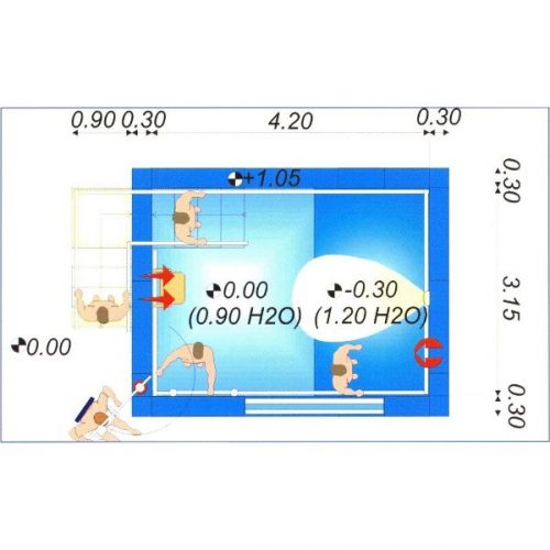 STANDARD PREFABRICATED REHAB POOL No:1