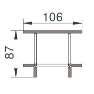 Platform with 3 Staircase (01340) - Image 2